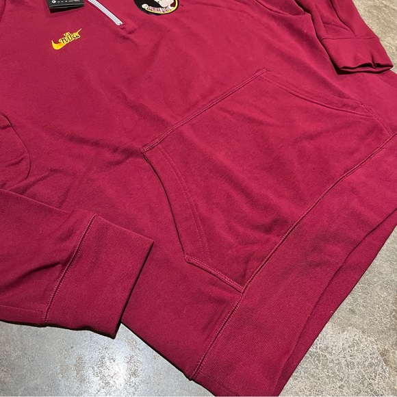 Florida State University Seminoles 1/4 Zip Fleece DJ8374-610 Athletic Active XL - Picture 5 of 6